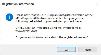 msi wrapper silent install