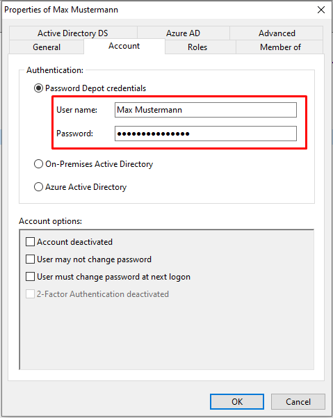 password depot synchronisieren